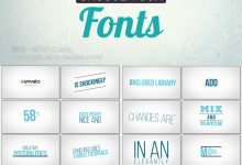 AE模板-商品宣传短片MG动画解说弹性文字标题排版-天天素材网