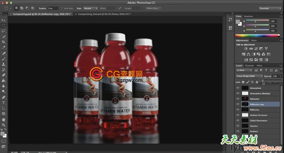 C4D真实产品渲染教程 Lynda – Digital Product Photography with CINEMA 4D-天天素材网