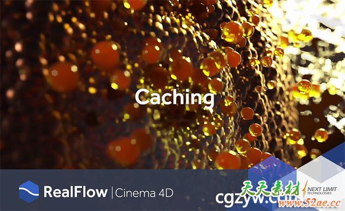 C4D插件-流体动力学模拟插件破解版RealFlow Cinema 4D V1.0 Win+使用教程(含中文汉化)-天天素材网