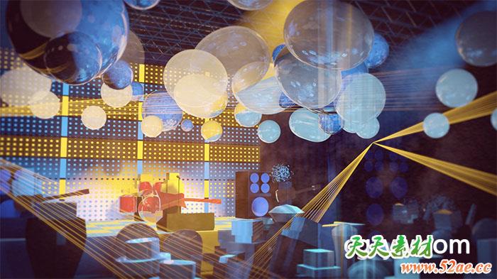 C4D变形器动画舞台场景实例包装教程SkillShare – Animating with Deformers in Cinema 4D-天天素材网