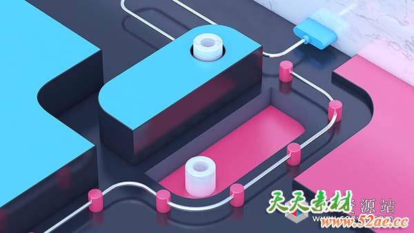 GI全局光照明HDRI渲染C4D教程HDRI Lighting Using Global Illumination 下载-天天素材网