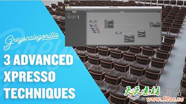 C4D Xpresso 表达式高级技巧教程3 Advanced Xpresso Techniques in Cinema 4D-天天素材网