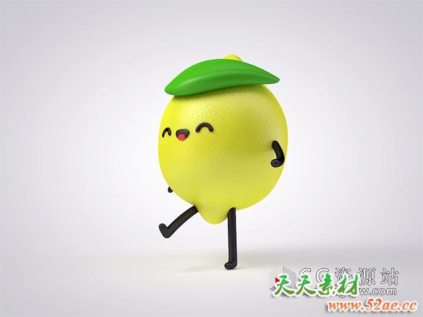 C4D教程-使用Spline IK来绑定一个卡通人物Animate a Character Walk Cycle-天天素材网