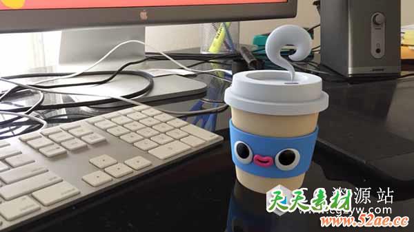 AE合成Cinema 4D渲染物体真实场景教程-天天素材网