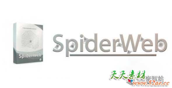 C4D蜘蛛网制作插件 Aescripts SpiderWeb 1.2 For Cinema 4D WinMac-天天素材网