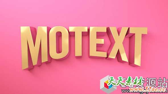 C4D教程-创建3D文本教程Cinema 4D – How to Create Great Looking 3D Text Tutorial-天天素材网