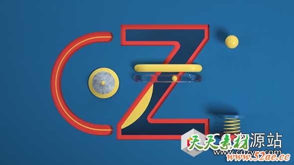 C4D创建动态字母动画教程Cinema 4D – Creating Dynamic Letter Animations Tutorial-天天素材网