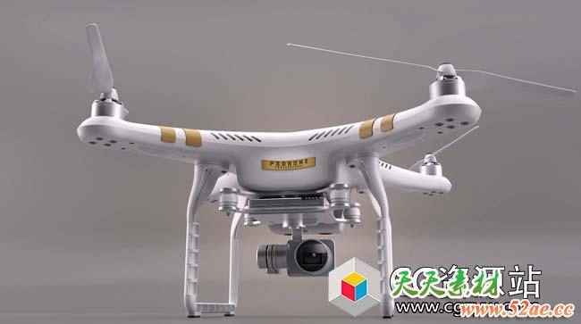 C4D无人机建模基础教程 Pluralsight – CINEMA 4D Modeling Fundamentals-天天素材网