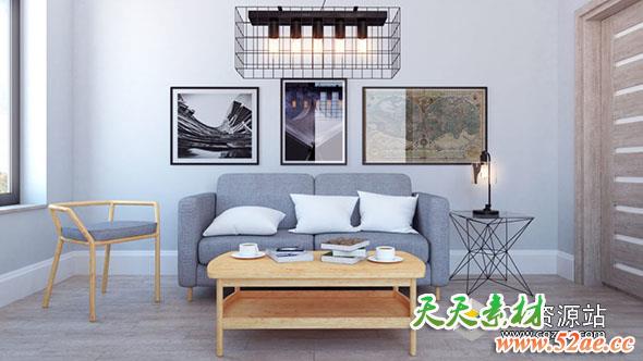 室内吊灯台灯灯具三维模型包(C4D/Maya/MAX/FBX/OBJ格式)CGAxis Models Volume 81 Lights IV-天天素材网