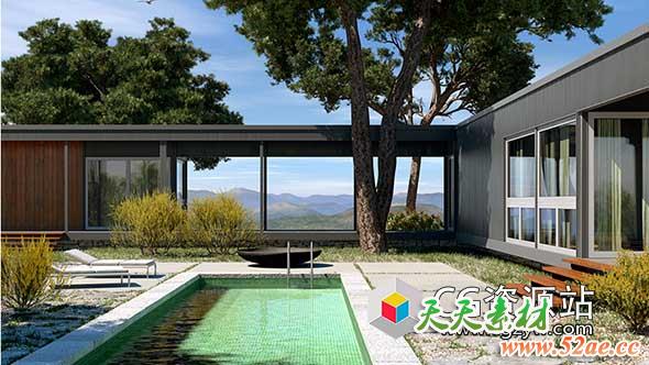 C4D Max精细树木植物模型包插件Laubwerk Plants Kit 4 v1.0.25 Win/Mac-天天素材网