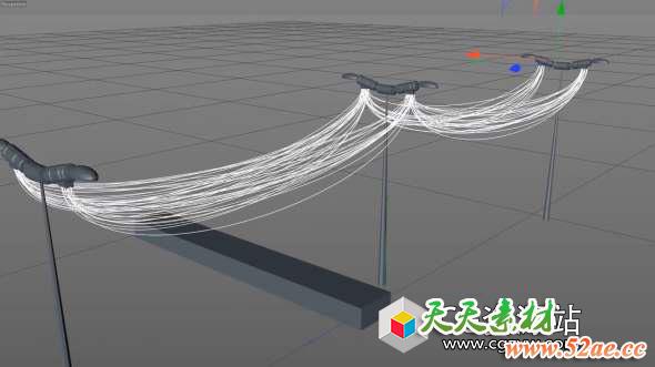 C4D杂乱点线线条制作插件 Topowire 1.0 For Cinema 4D R14-R19 Win/Mac + 使用教程-天天素材网