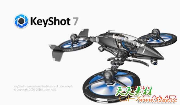 光线追踪渲染软件 Luxion Keyshot Pro v7.3.39 Win/Mac破解版-天天素材网