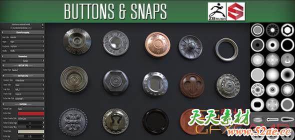 Zbrush+Substance笔刷模型预设工具包两套 Gumroad – Substance Tools 1 + 2-天天素材网