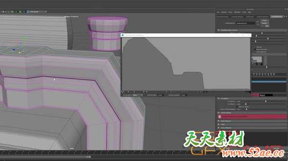 Maya物体面片边缘控制插件 Shellmod 2.05 for Maya 2016-2018 Win/Mac/Linux破解版-天天素材网
