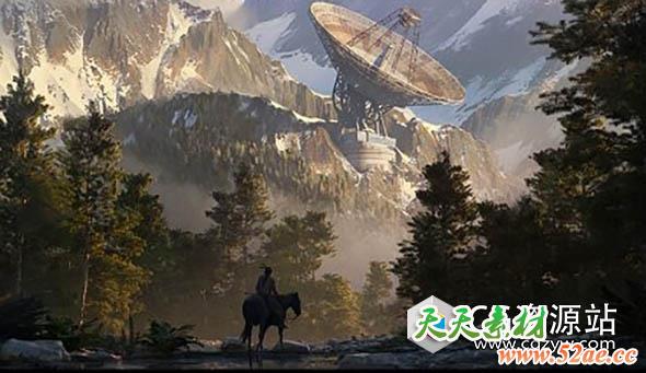 Octane概念创作原画图渲染教程(英文字幕) Gumroad – Julien Gauthier – Octane for Concept Art – Beginner-天天素材网