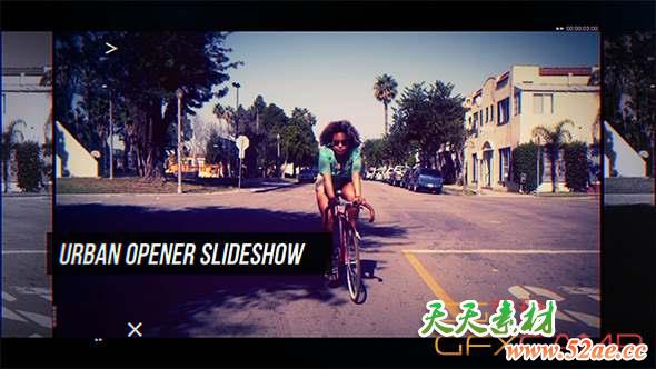 AE模板-现代城市生活视频宣传片开场 Urban Opener Slideshow-天天素材网