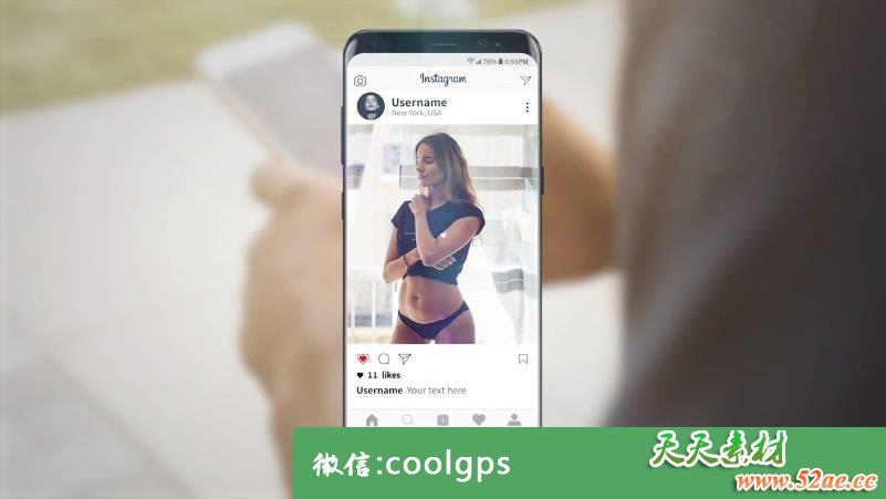 PR模板 智能手机网络社交分享平台宣传片视频模板-天天素材网