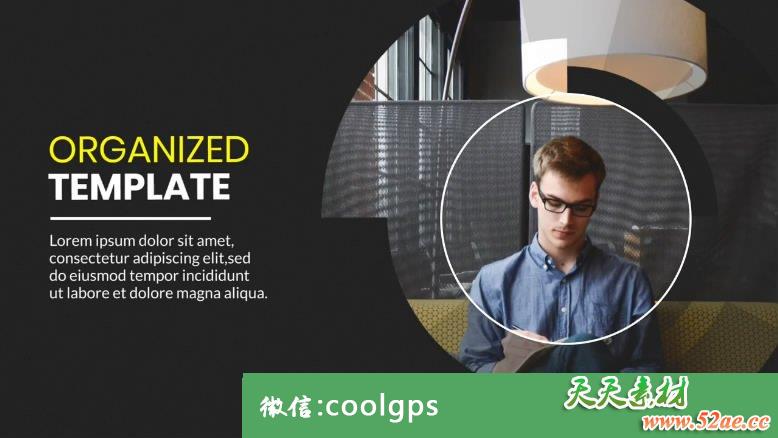 企业商务宣传推广介绍PR模板 Business Slideshow-天天素材网