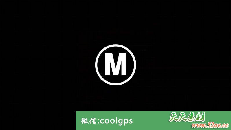 现代流行通用故障LOGO标志PR模板下载 Stylish Glitch Logo-天天素材网