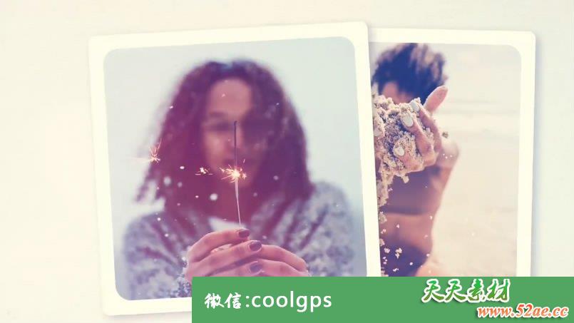 图片相片信息分享PR模板下载 Instagram Intro-天天素材网