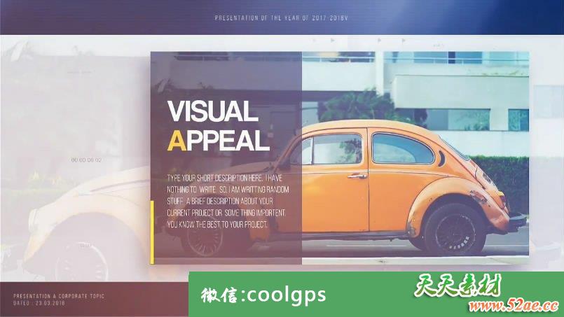 简洁商务推广介绍PR模板下载Minimal Corporate-天天素材网