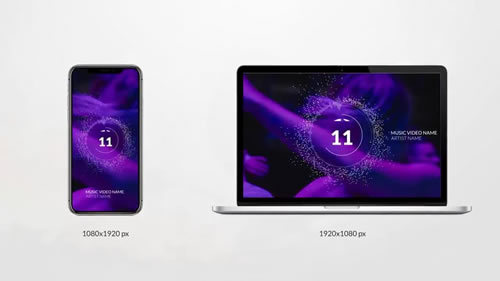 音乐视频剪辑动画PR模板下载 Music Video Countdown-天天素材网