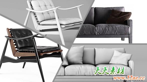 高精度沙发家具C4D建模教程 Skillshare – Cinema 4D – High Quality Furniture Modeling-天天素材网