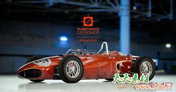 三维贴图材质制作软件 Substance Designer 2018.3.0-1826 Win/Mac破解版-天天素材网