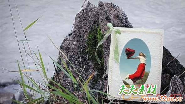 AE模板-户外视频实拍合成相册照片展示 Photo Gallery after the Rain-天天素材网