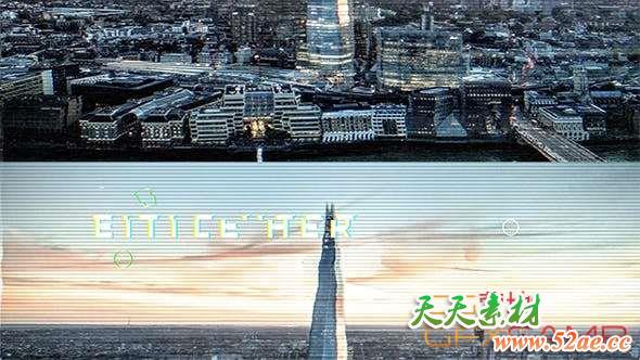 Apple Motion模板-动感切割视频开场片头 Dynamic Slideshow-天天素材网