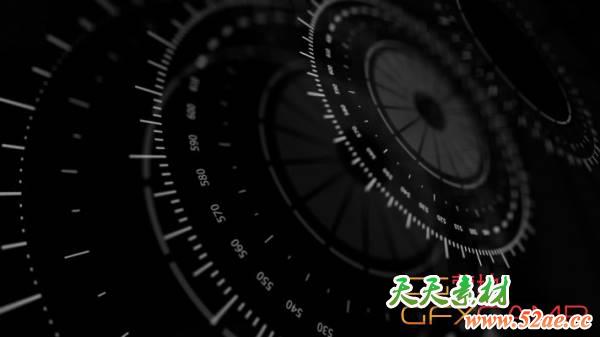 UI数据表格直尺刻度标尺HUD风格AE脚本 Aescripts easyRulers v1.73-天天素材网