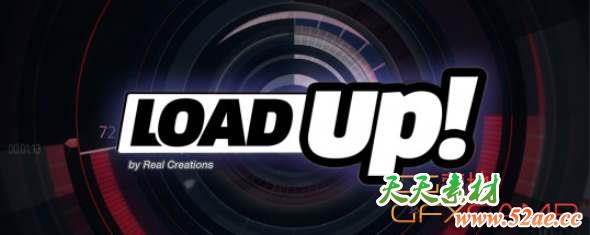 读表进度条制作AE脚本 Aescripts LoadUP v1.65-天天素材网