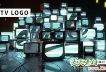 AE模板-复古老电视山Logo动画 TV Logo-天天素材网