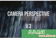 PR模板 相机宣传推广介绍Camera Perspective Transitions V.3-天天素材网