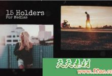 PR模板 复古幻灯片 电子相册视频模板 Retro Slideshow-天天素材网