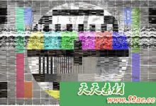 PR模板 电视噪音转换视频片头模板 TV Noise Transitions-天天素材网