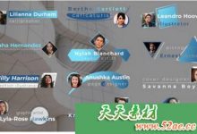 PR模板 文字标题字幕条展示视频模板 Modern Lower Thirds-天天素材网