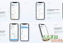 AE模板-iPhone手机简洁APP宣传动画片头 A3 – App Promo-天天素材网