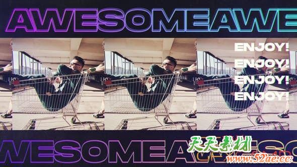 AE模板-现代个性化视频包装开场 Modern Stylish Opener-天天素材网