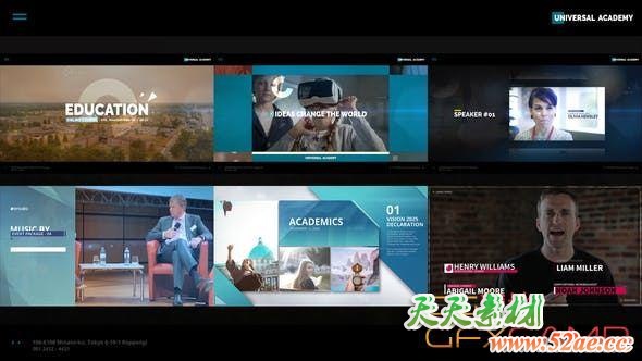 AE模板-企业商务项目活动包装片头 Event Package-天天素材网