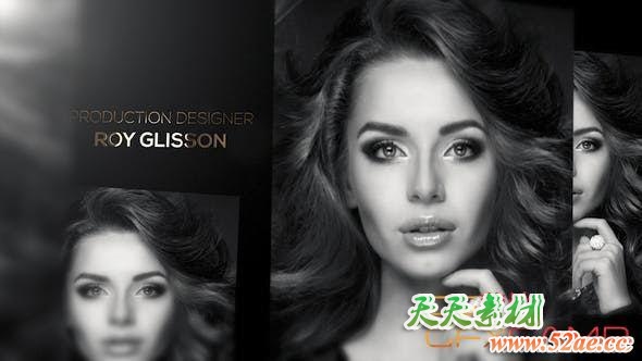 AE模板-大气奢华电影人物介绍片头 Luxury Movie Opener-天天素材网