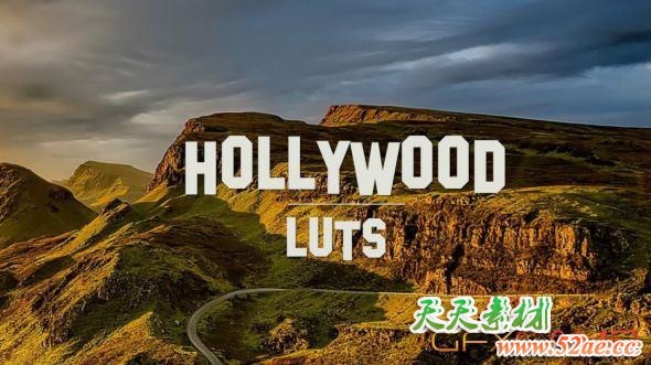 22组好莱坞电影视频LUTS调色预设 Hollywood Luts (AE/Pr/FCPX/达芬奇/PS等)-天天素材网
