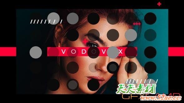 AE模板-图形文字时尚包装片头 New Style Opener-天天素材网