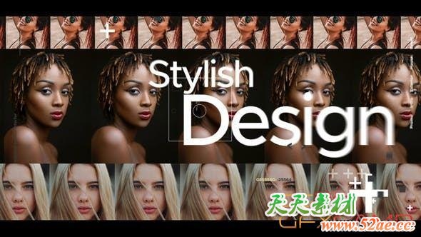 AE模板-动态图形创意时尚开场 New Creative Opener-天天素材网