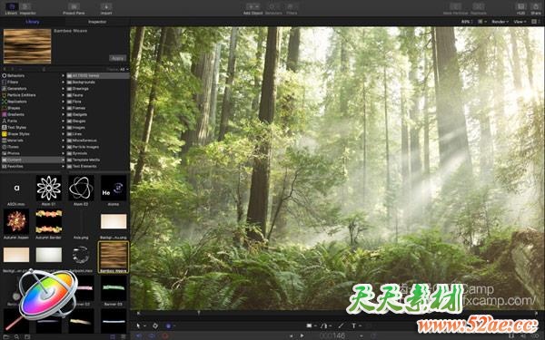 Apple Motion v5.4.6 中文版/英文版/多语言破解版-天天素材网