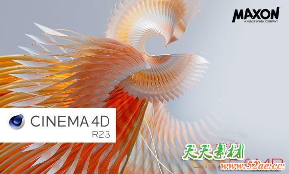 MAXON Cinema 4D C4D R23.008 Win/Mac 中文版/英文版/破解版-天天素材网