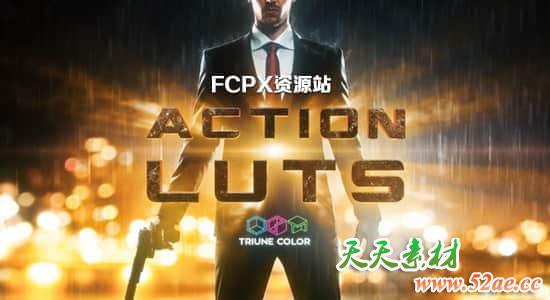 30组动作电影大片LUTS调色预设 Triune Digital – Action Film LUTs-天天素材网
