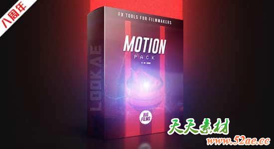 4K视频素材-190个动感视觉图形闪烁叠加动画 BigFilms – The Motion Pack-天天素材网