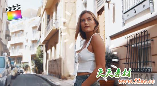 FCPX插件-50种可爱流行手绘图形MG元素包 Hand Painted-天天素材网