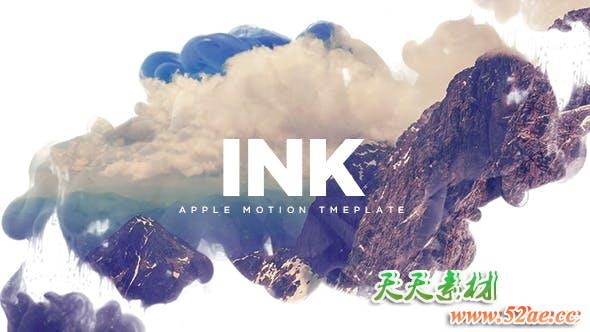 FCPX模板-优雅中国风水墨蒙板遮罩图文介绍展示宣传片头Final Cut Pro X –  INK-天天素材网